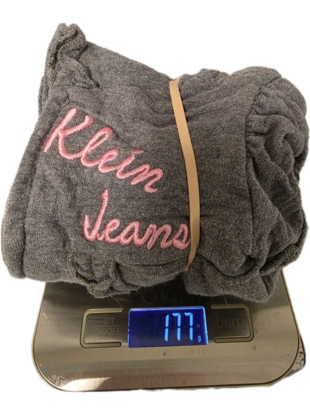 Calvin Klein Jeans Baby Girls Gray Ruffle Zip Hoodie Sweatshirt Jacket 12M